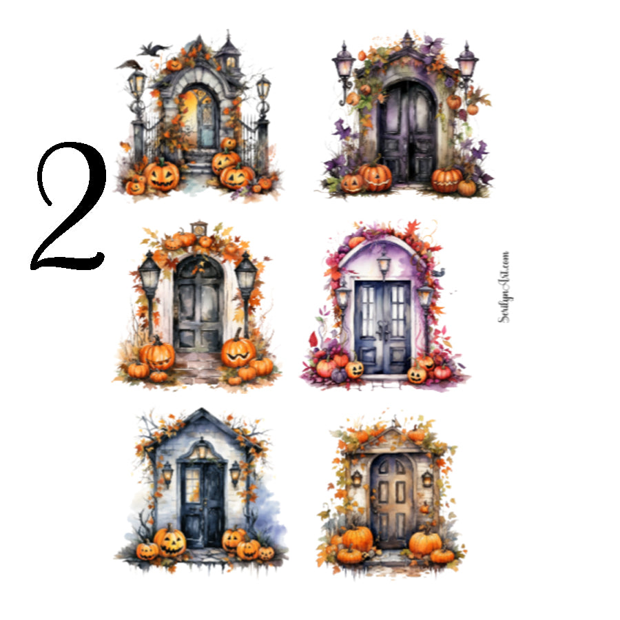 Fall Doors Sticker Sheet
