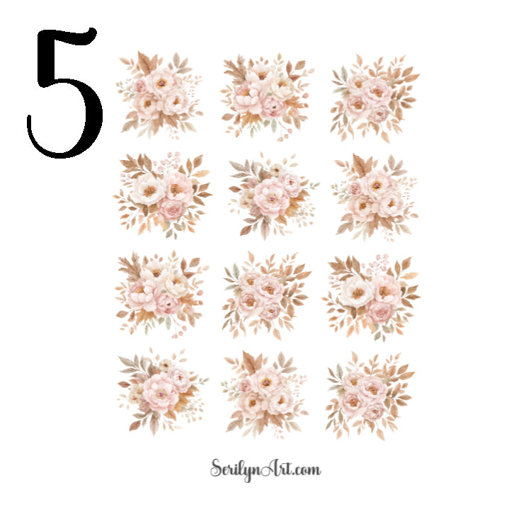 Falling Pretty Sticker Sheet