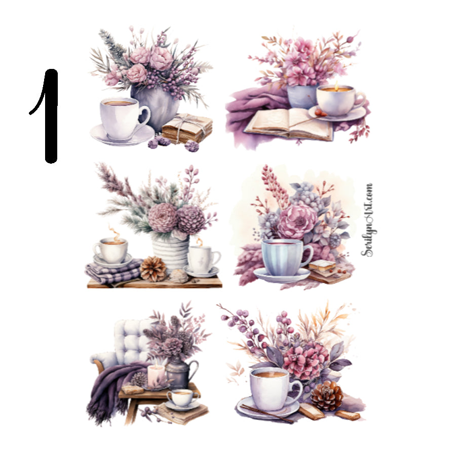 Feminine Journaling Sticker Sheet