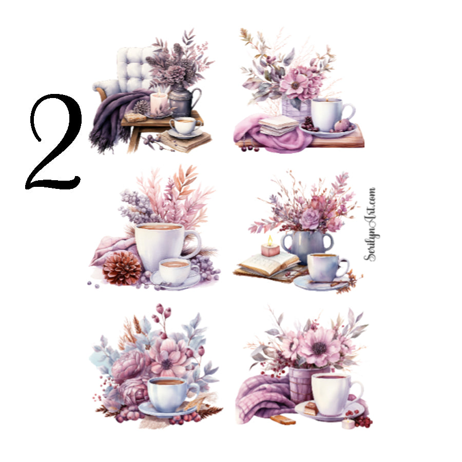 Feminine Journaling Sticker Sheet