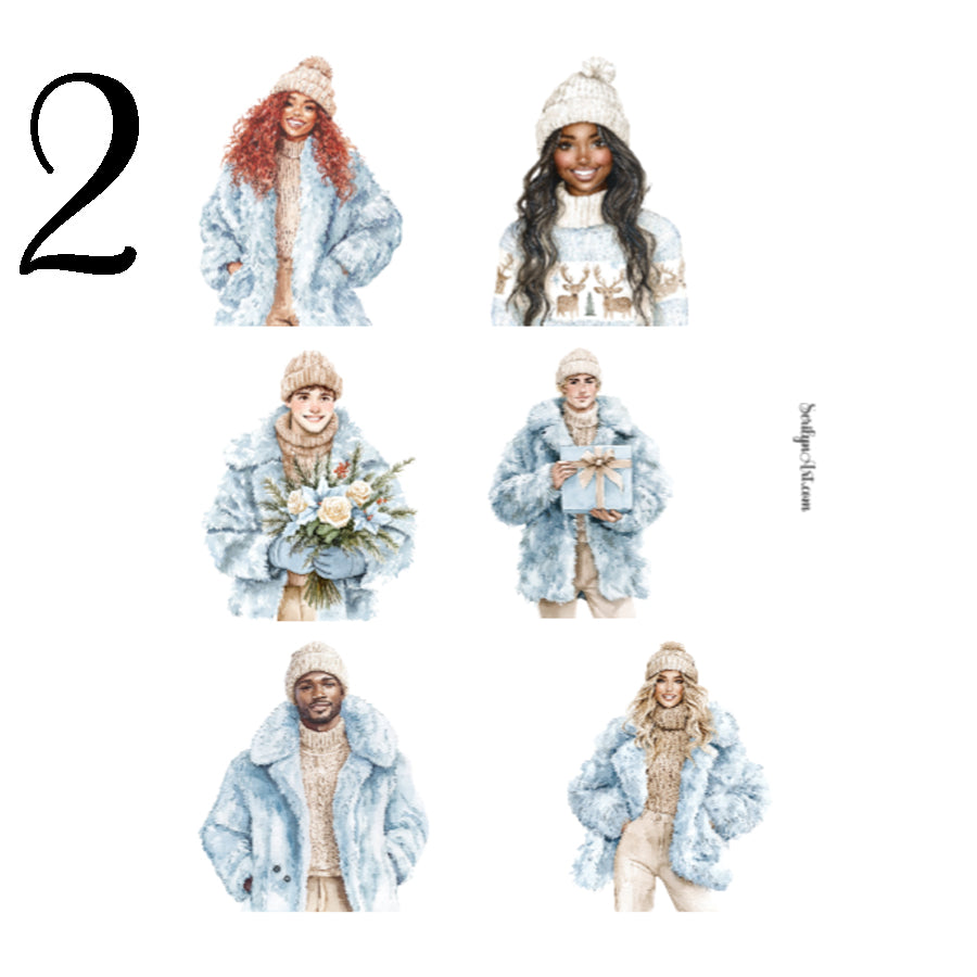 Frosty Coziness Sticker Sheet