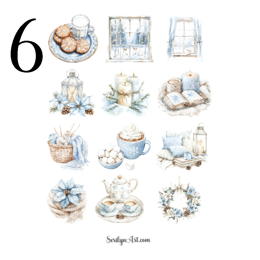 Frosty Coziness Sticker Sheet