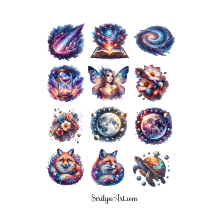 Galaxy Dream Sticker Sheet