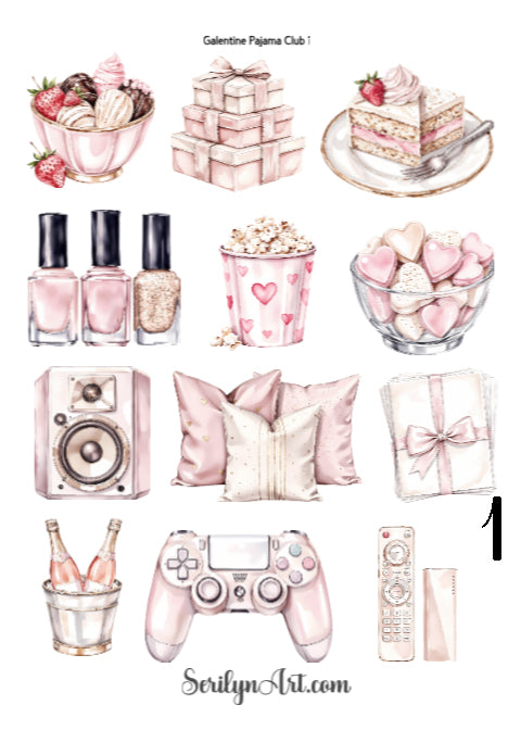 Galentine Pajama Club Collection