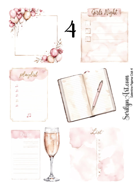 Galentine Pajama Club Collection