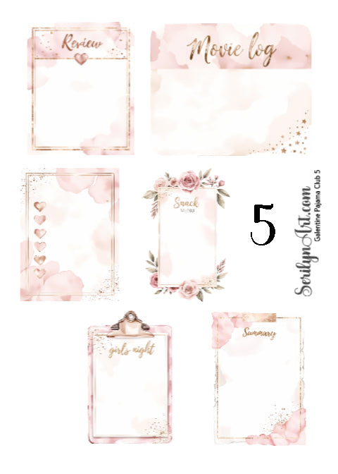 Galentine Pajama Club Collection