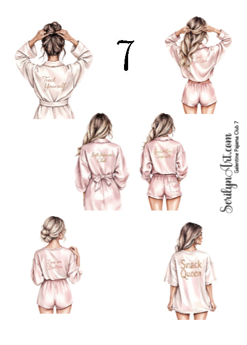 Galentine Pajama Club Collection