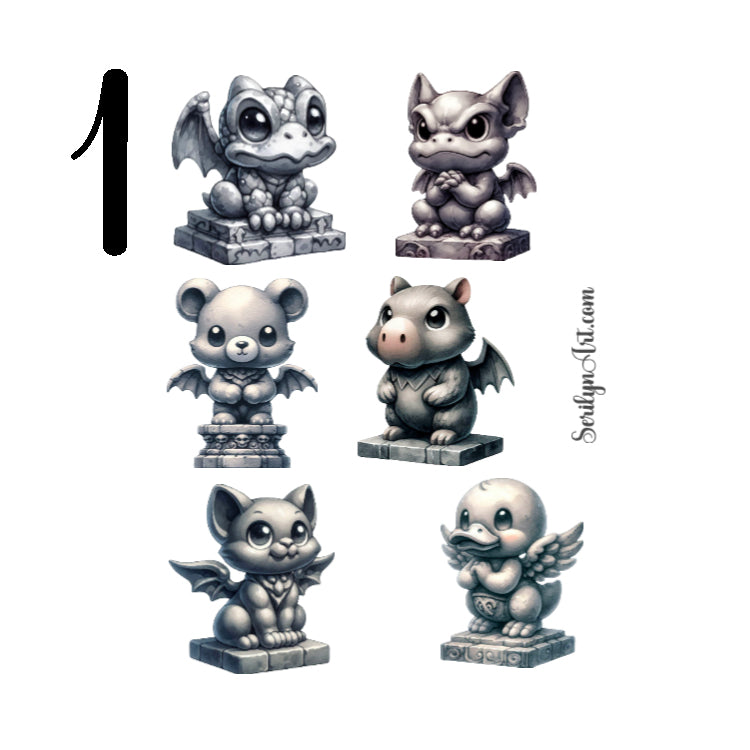 Gargoyles Sticker Sheet
