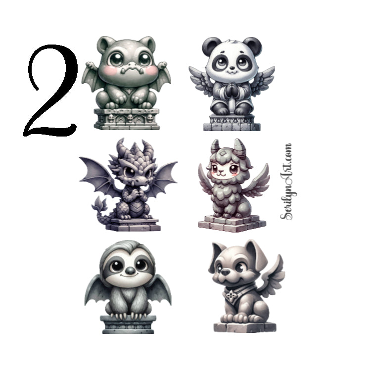 Gargoyles Sticker Sheet