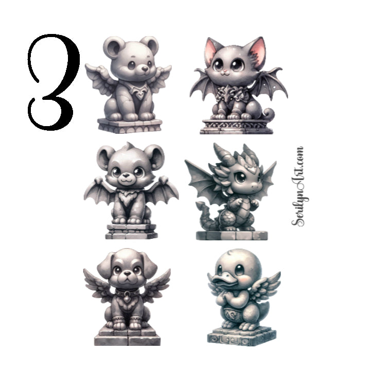 Gargoyles Sticker Sheet