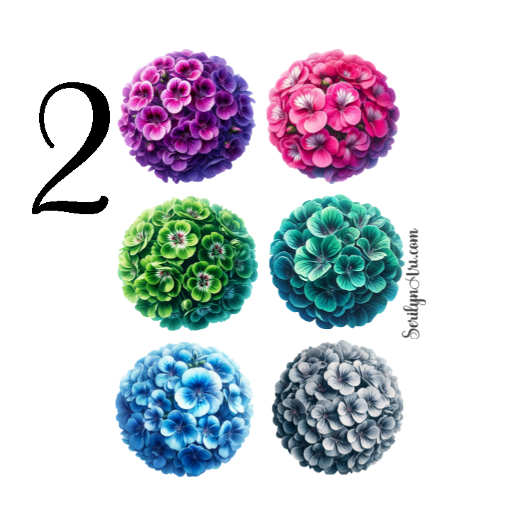 Geranium Sticker Sheet