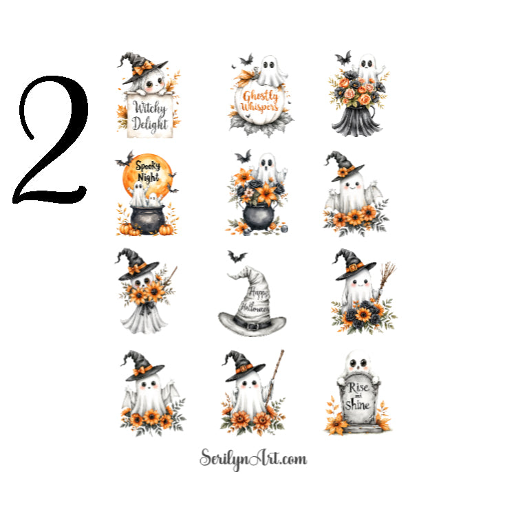 Ghosties Sticker Sheet