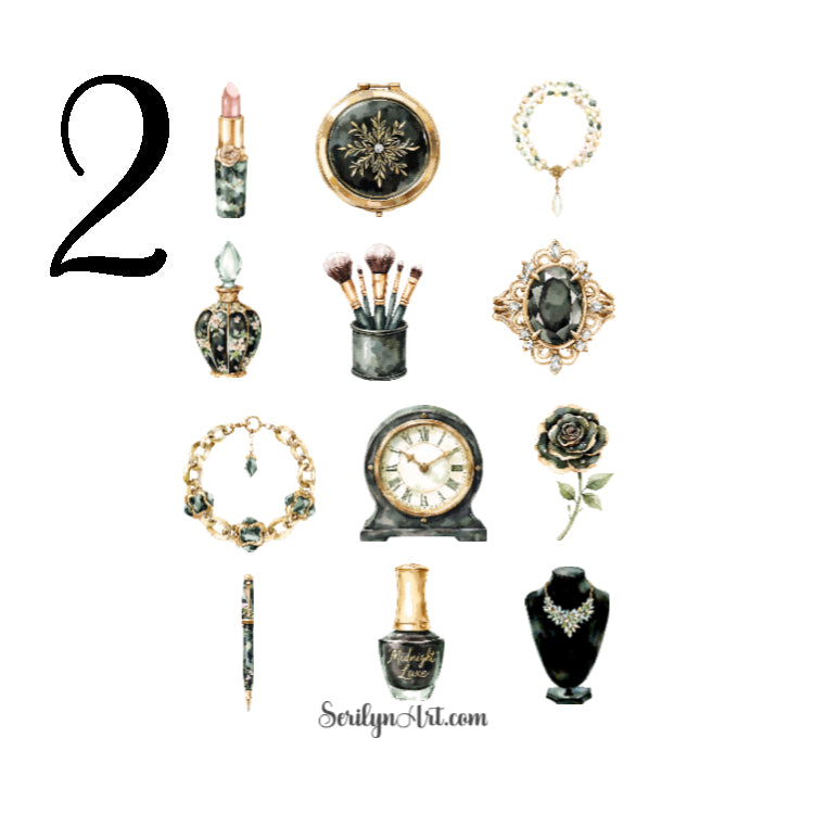 Glamour Lady Sticker Sheet