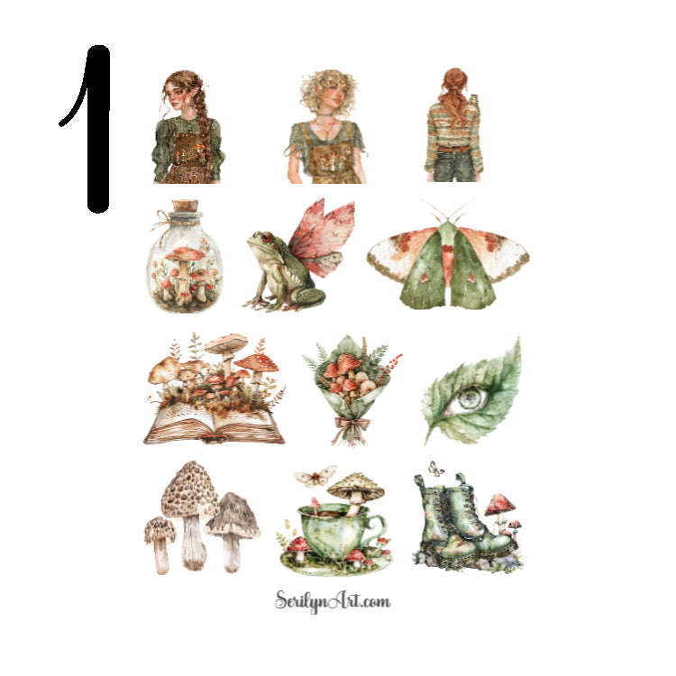 Goblincore Sticker Sheet