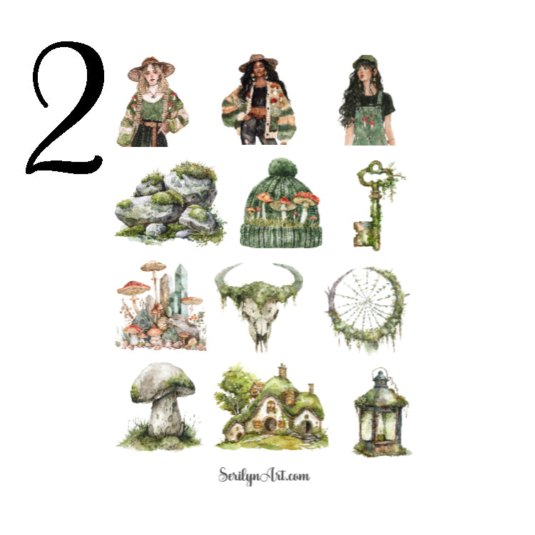 Goblincore Sticker Sheet