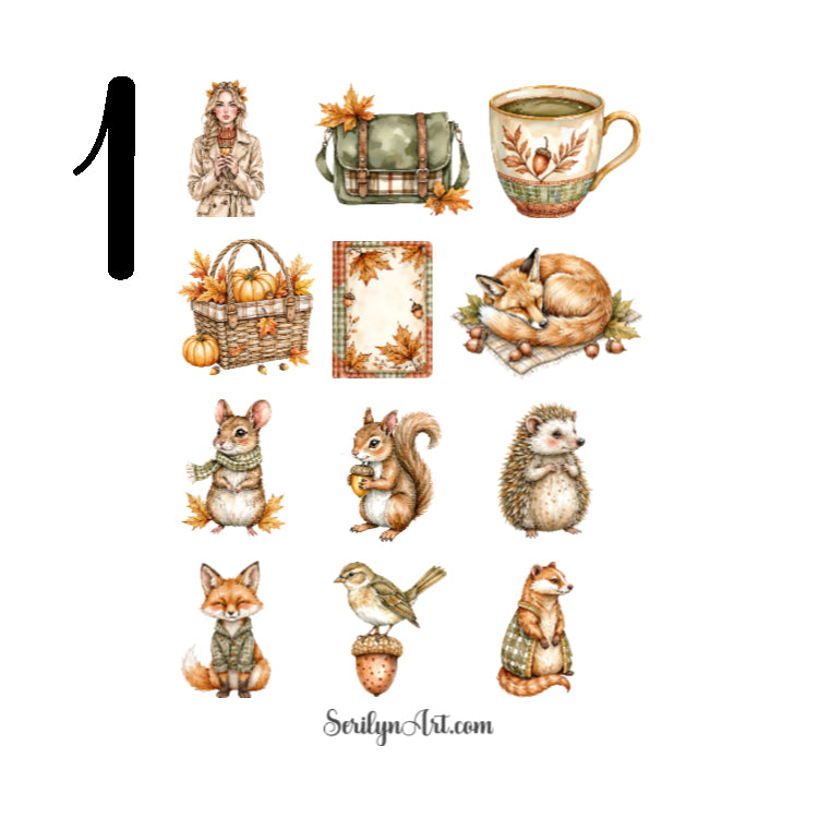 Goldcrest Glade Sticker Sheet