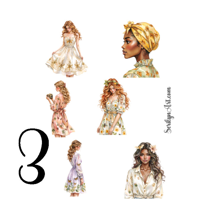 Golden Cicadas Sticker Sheet