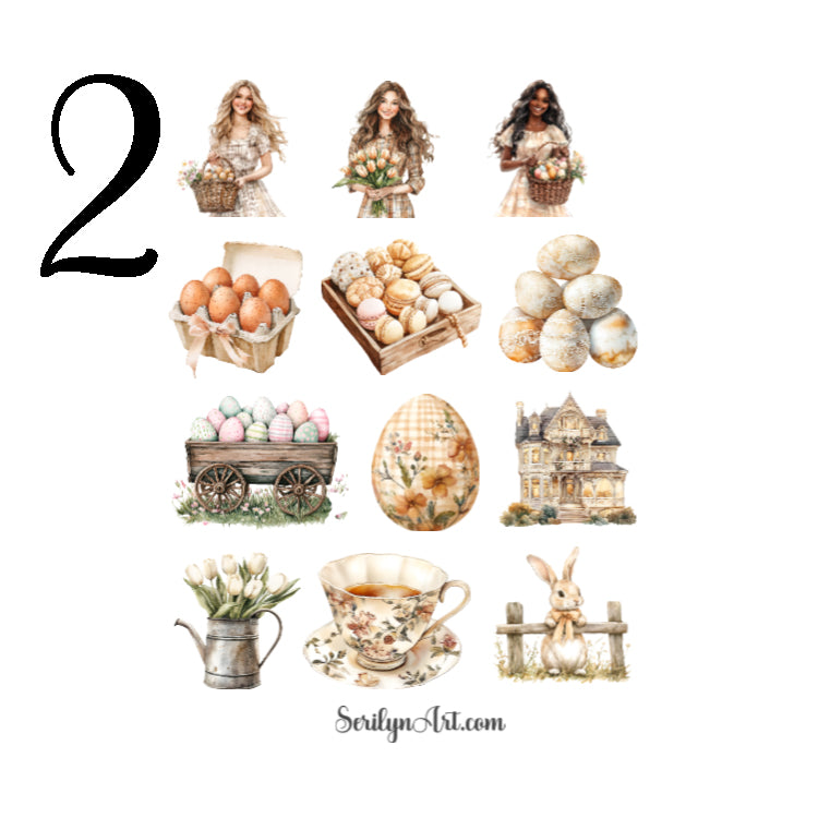 Golden Hour Easter Sticker Sheet