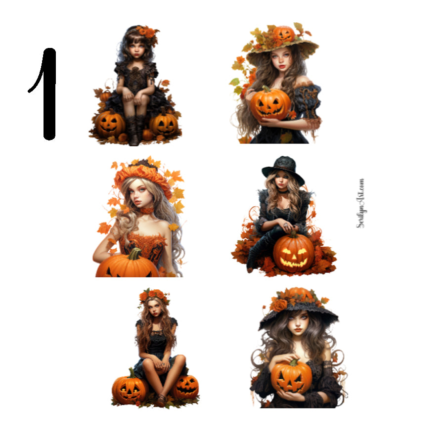 Gothic Autumn Sticker Sheet