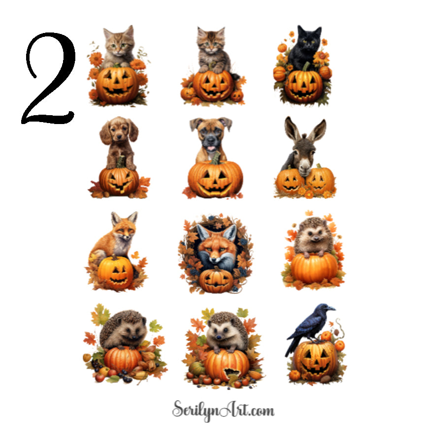 Gothic Autumn Sticker Sheet