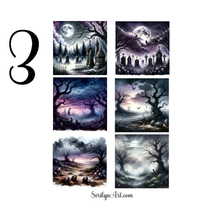 Gothic Easter Sticker Sheet