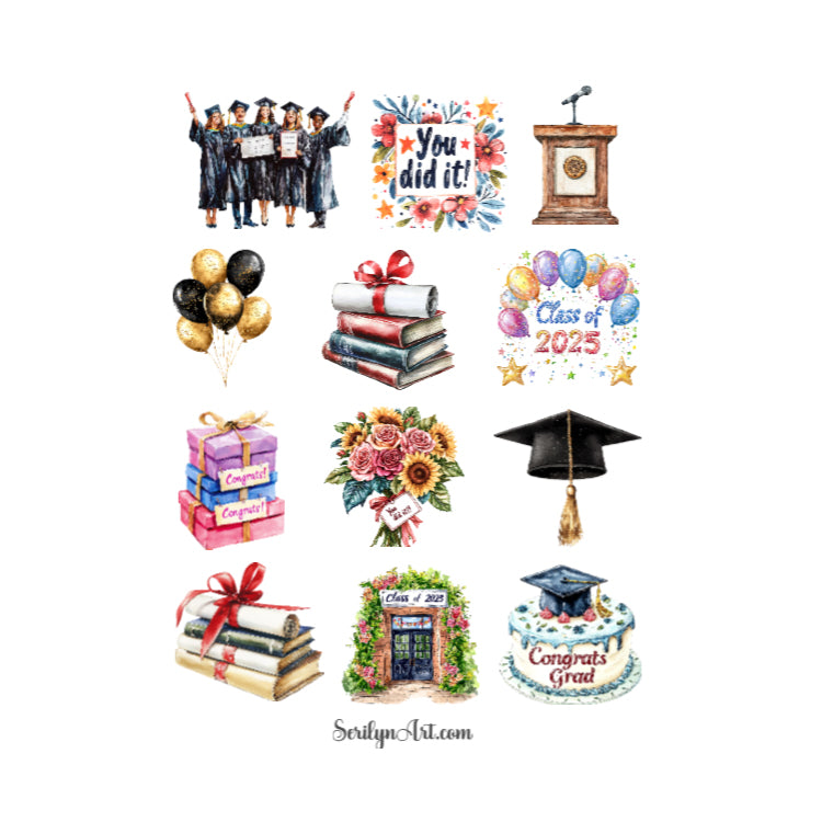 Graduation Sticker Sheet