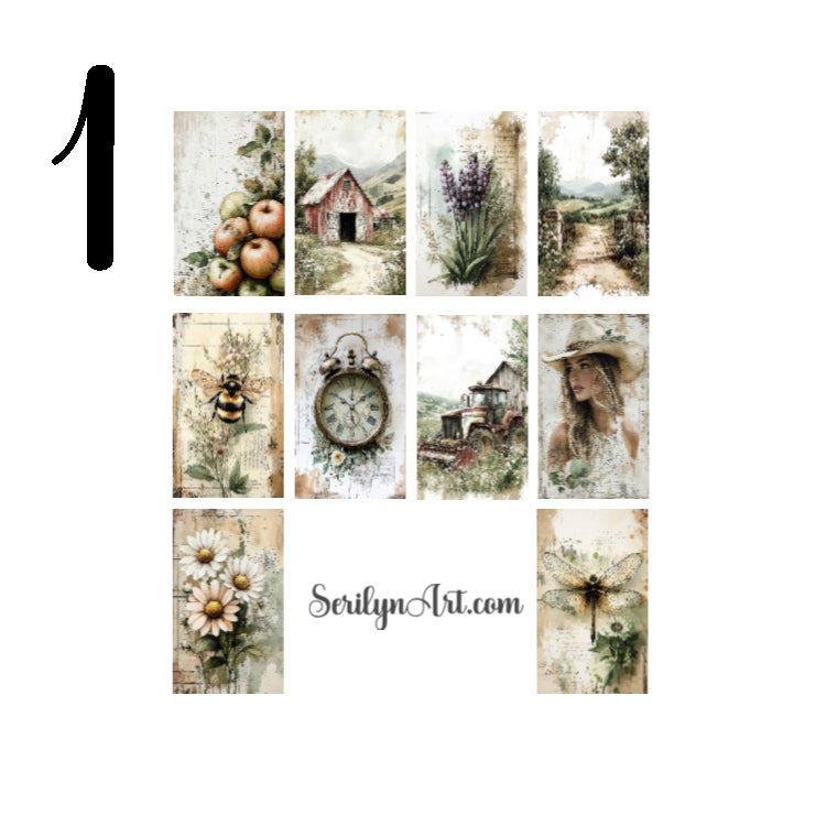 Green Farm Deco Boxes