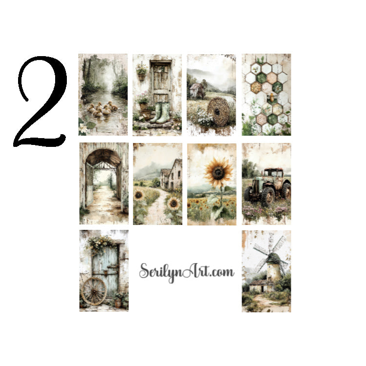 Green Farm Deco Boxes