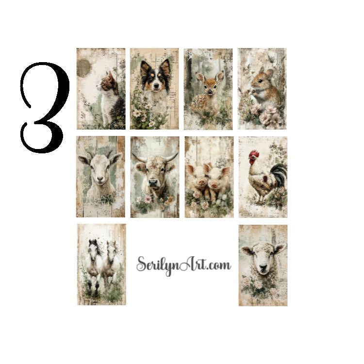 Green Farm Deco Boxes