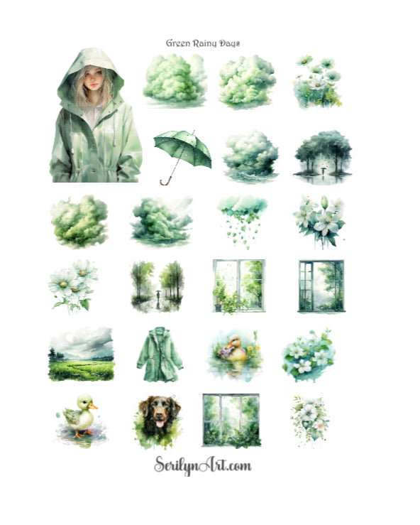 Green Rainy Days