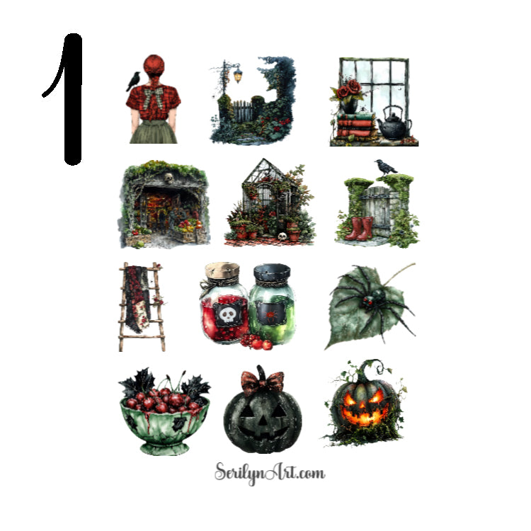 Hallow Cottage Sticker Sheet