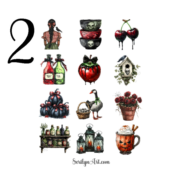 Hallow Cottage Sticker Sheet