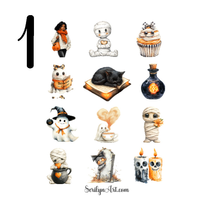 Halloween Cuteness Sticker Sheet