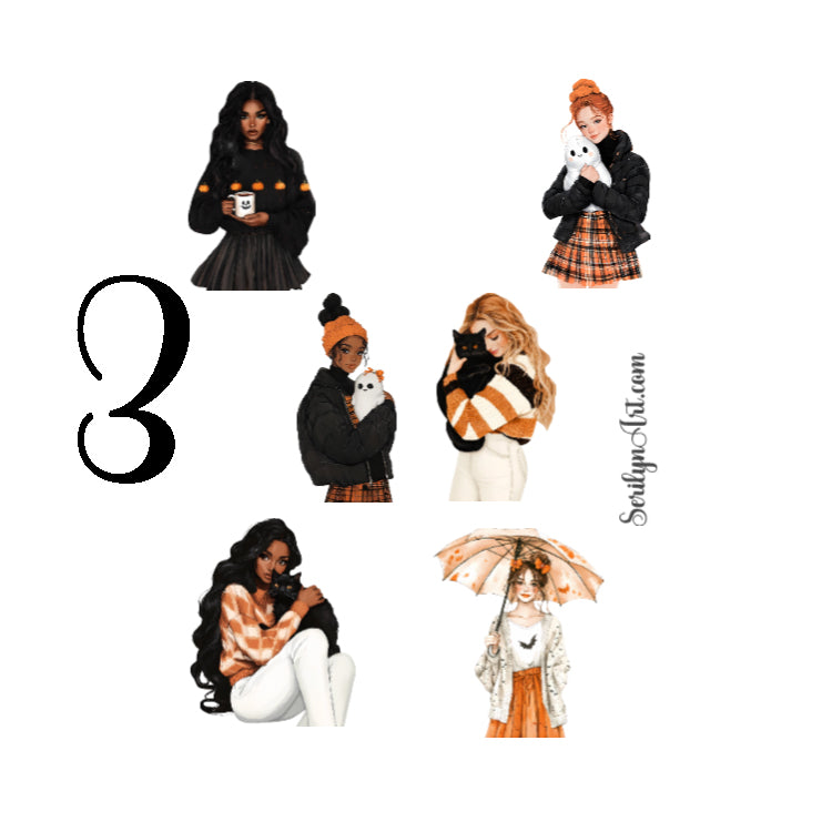 Halloween Cuteness Sticker Sheet