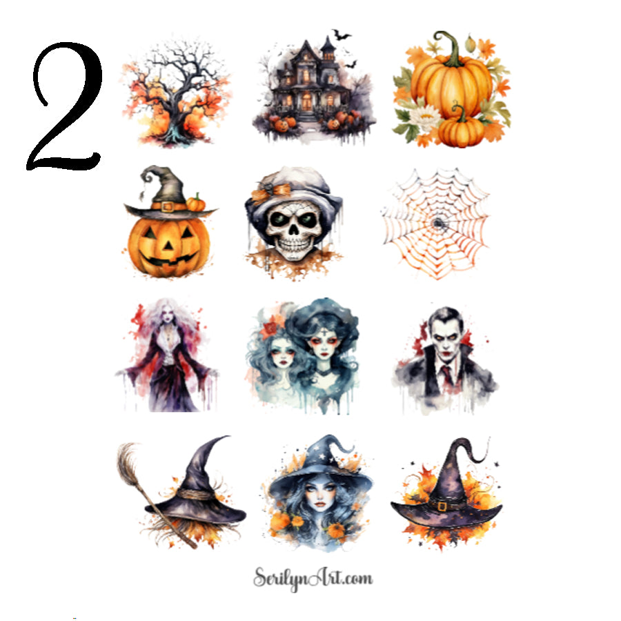 Halloween Decor Sticker Sheet