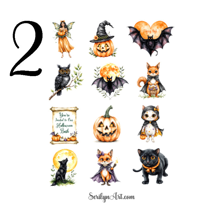 Halloween Dress Up Sticker Sheet