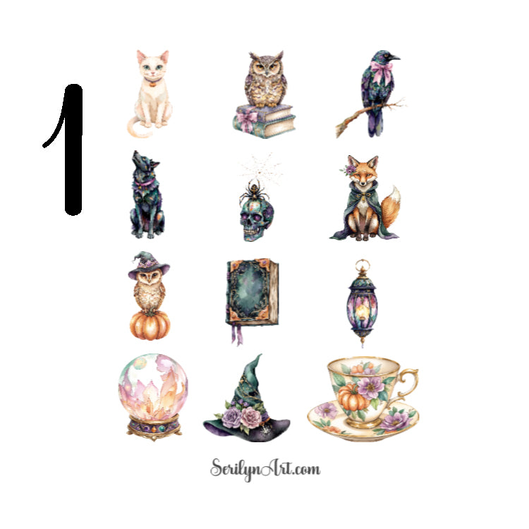 Halloween Mysteries Sticker Sheet