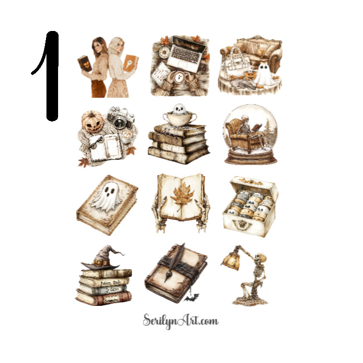 Halloween Planner Sticker Sheet