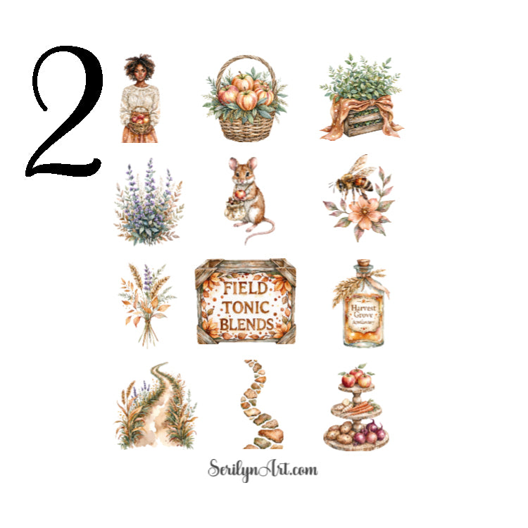 Harvest Grove Apothecary Sticker Sheet