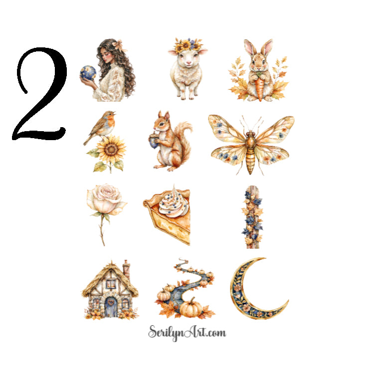 Harvest Moon Sticker Sheet