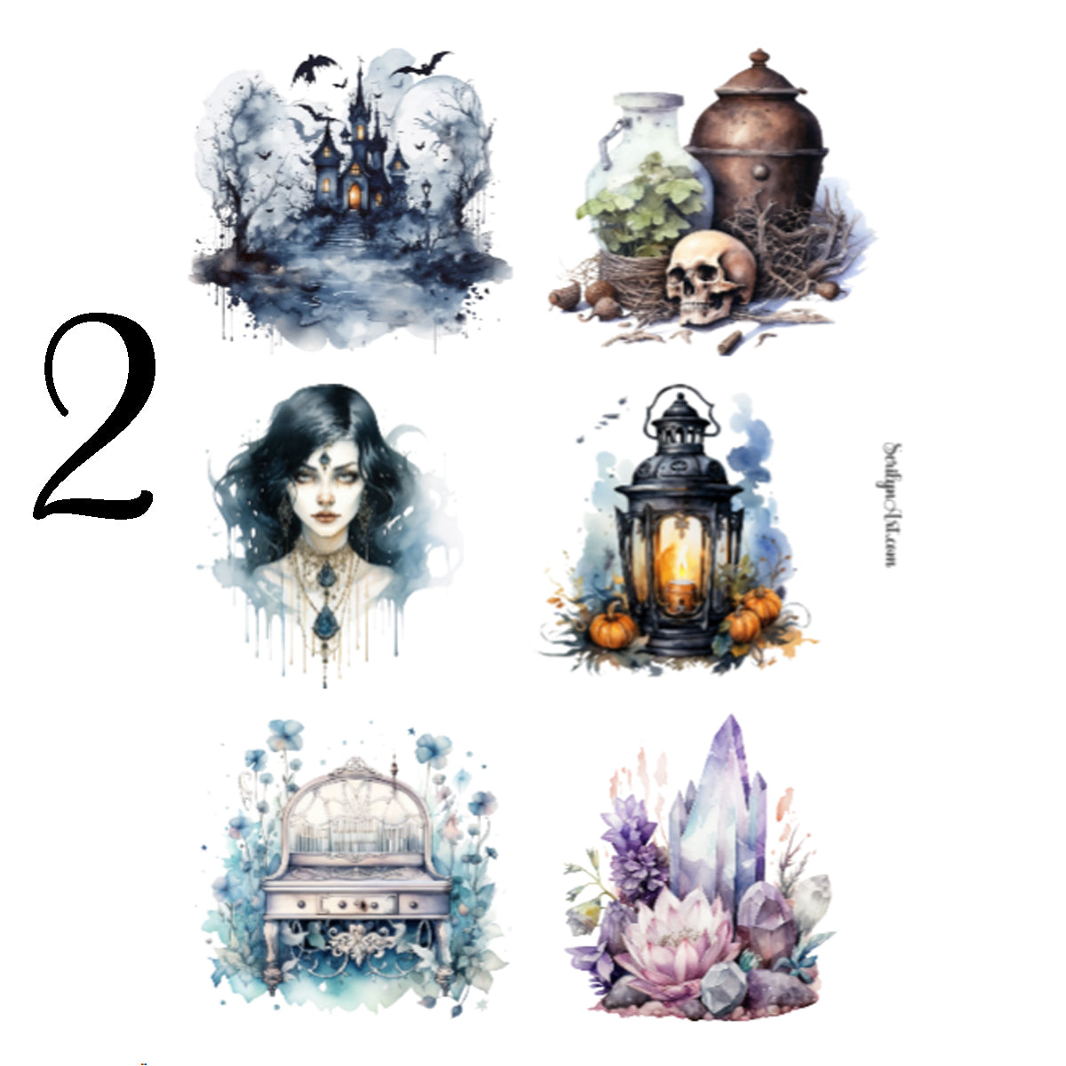 Haunted Artifacts Sticker Sheet