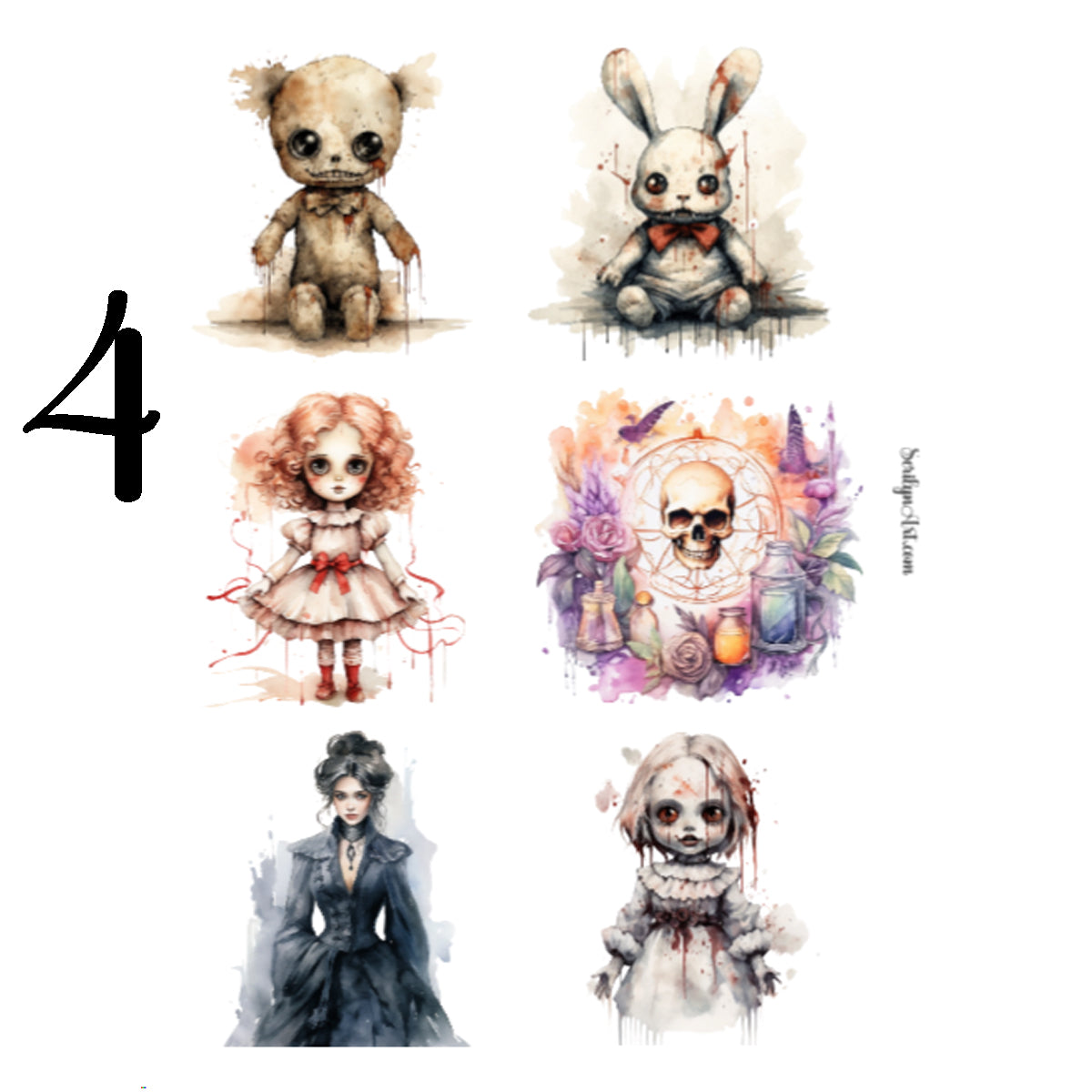 Haunted Artifacts Sticker Sheet