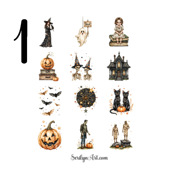 Haunted Day Sticker Sheet