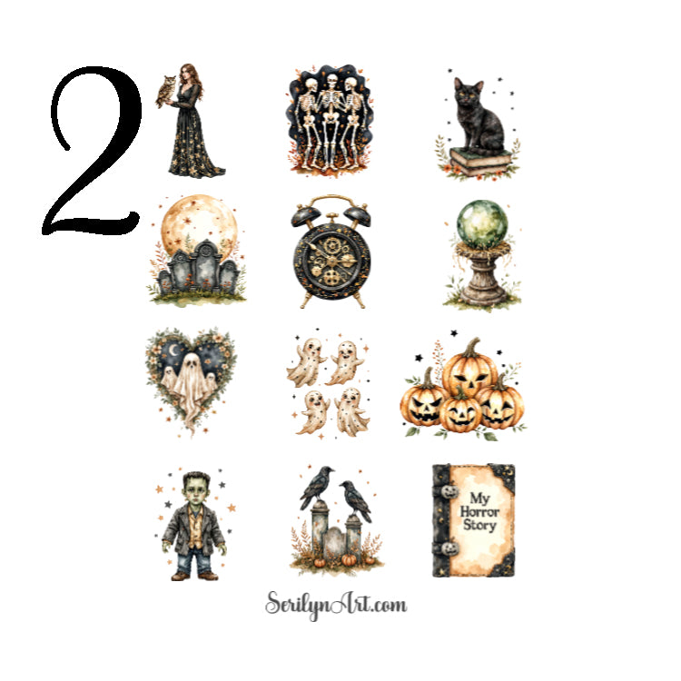 Haunted Day Sticker Sheet