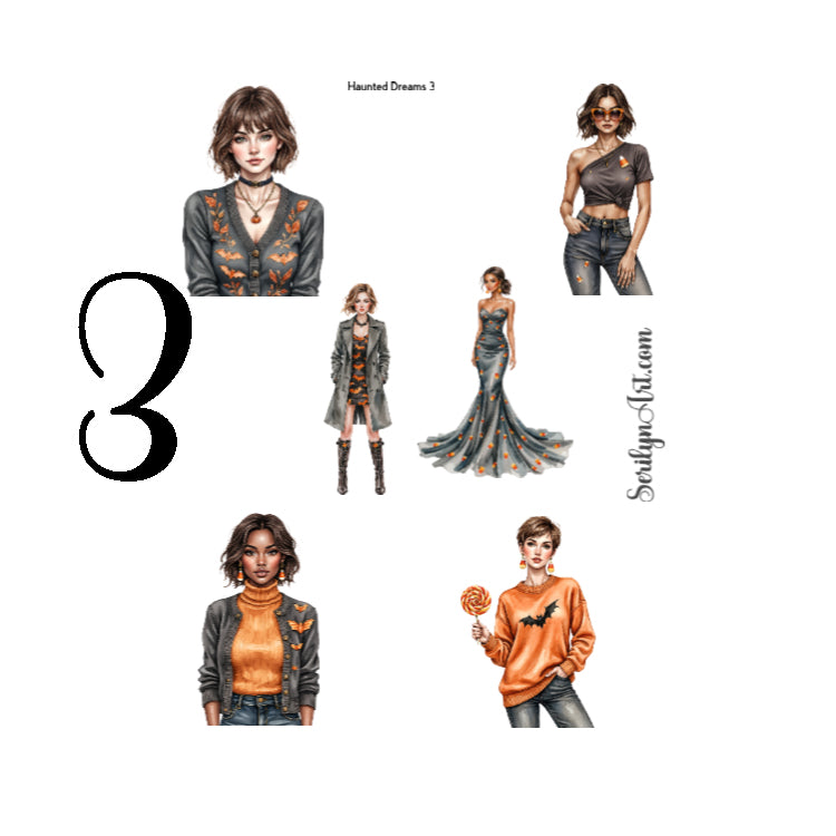 Haunted Dreams Sticker Sheet