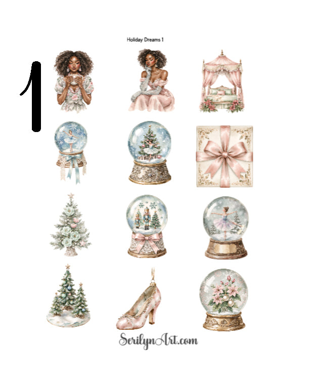Holiday Dreams Sticker Sheet