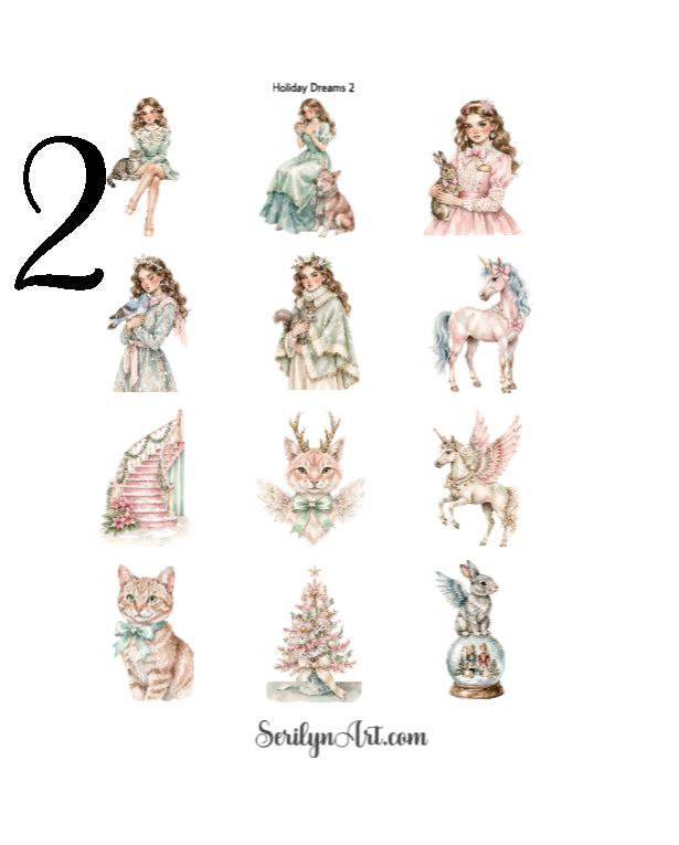 Holiday Dreams Sticker Sheet