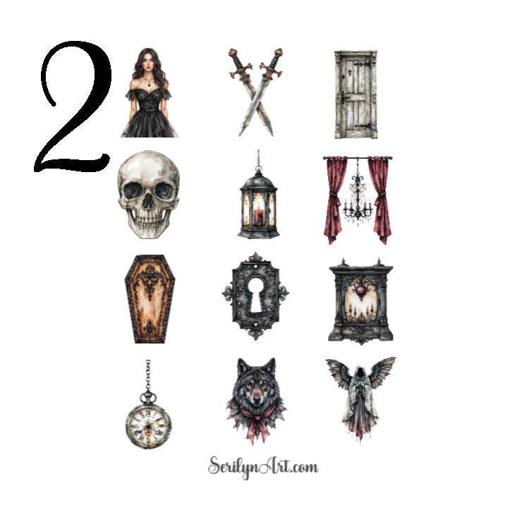 Horror Mansion Sticker Sheet