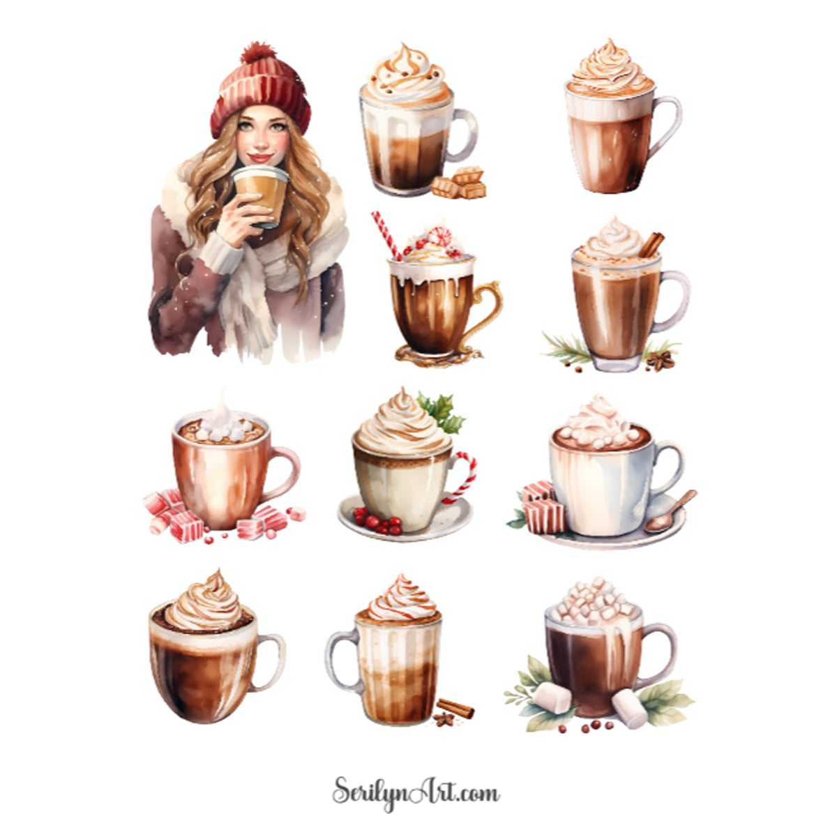 Hot Chocolate Sticker Sheet