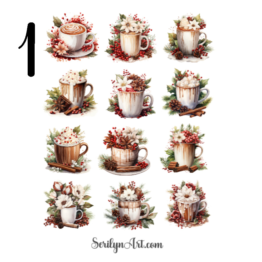 Hot Cocoa Sticker Sheet